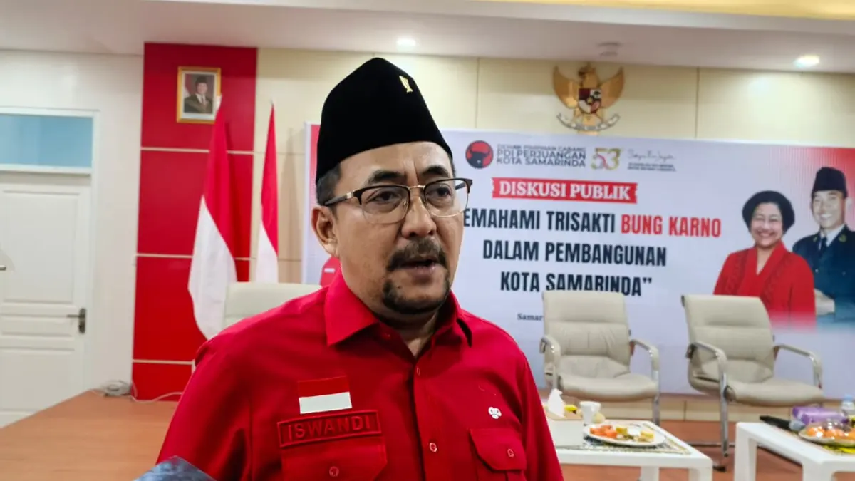 Ketua DPC PDI Perjuangan Kota Samarinda, Iswandi. HAFIZ/KP