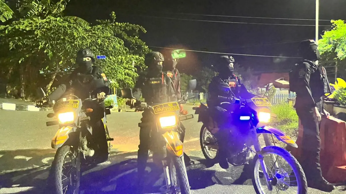 UKL: Personel dan kendaraan patroli melakukan pengawasan sejumlah titik jalan di Balikpapan dan gelar UKL.