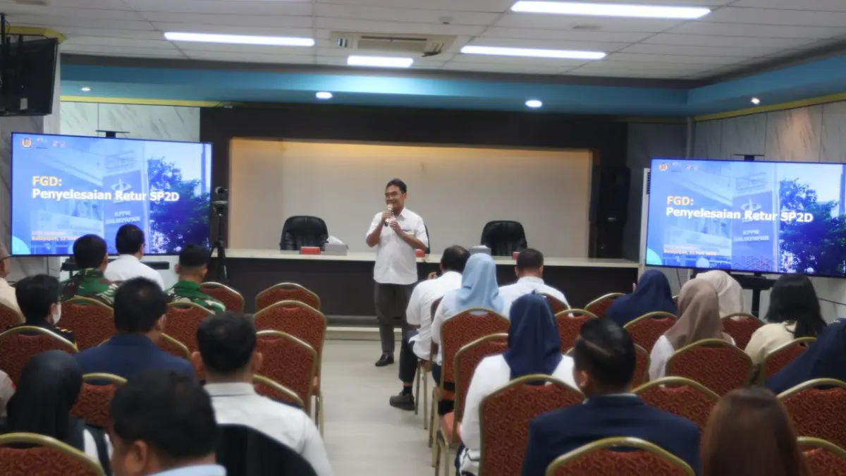 PENDAMPINGAN: KPPN Balikpapan berupaya meningkatkan ketepatan penyaluran dana APBN melalui pelaksanaan FGD Penyelesaian Retur dan Forum Konsultasi Publik yang melibatkan perbankan, satuan kerja kementerian dan lembaga, pemerintah daerah, serta pelaku usaha.
