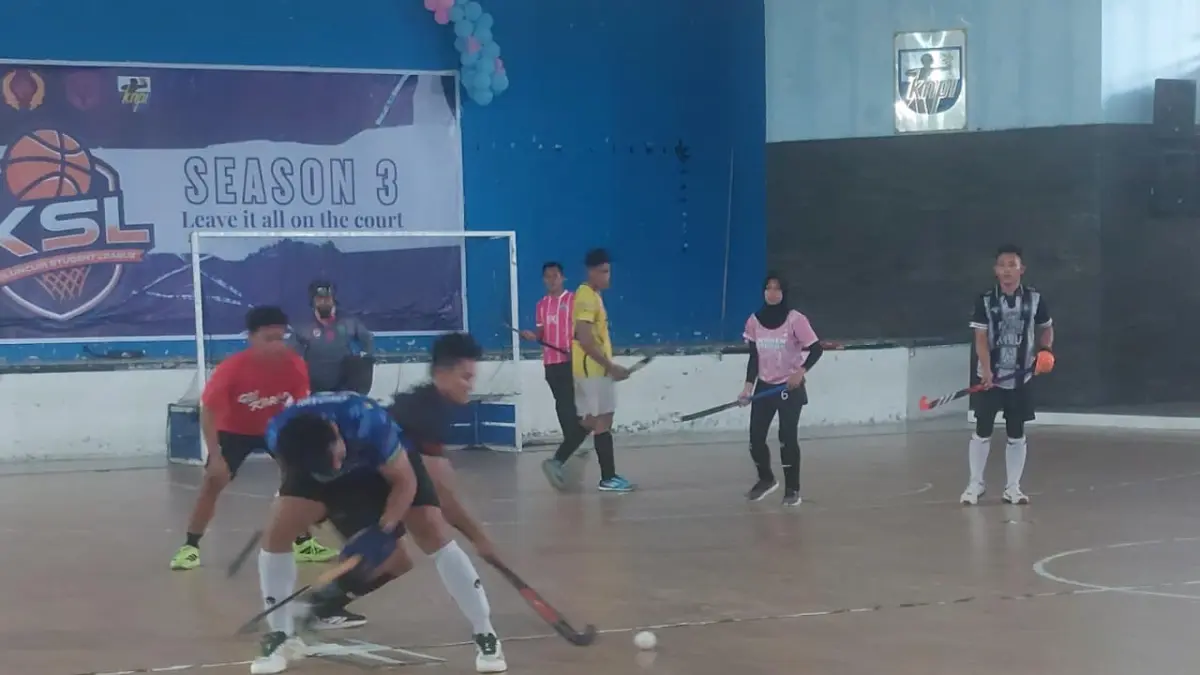 DIGEBER: Kejuaraan Hoki Indoor bertajuk Andara Cup III bakal segera digeber pada 9 hingga 11 Juli 2026 di Auditorium STT Migas Balikpapan. (OKTAVIA MEGARIA/KP)