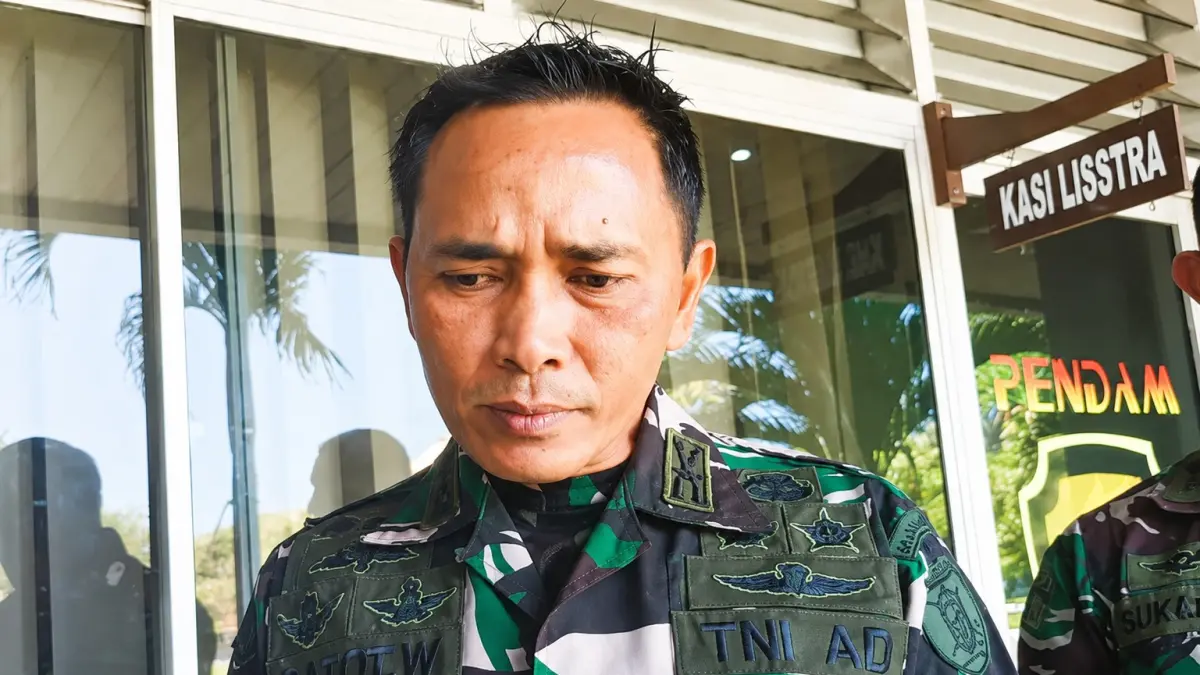 Kapendam VI/Mulawarman Kolonel Inf Gatot Teguh Waluyo. (Foto; dok/kpfm)
