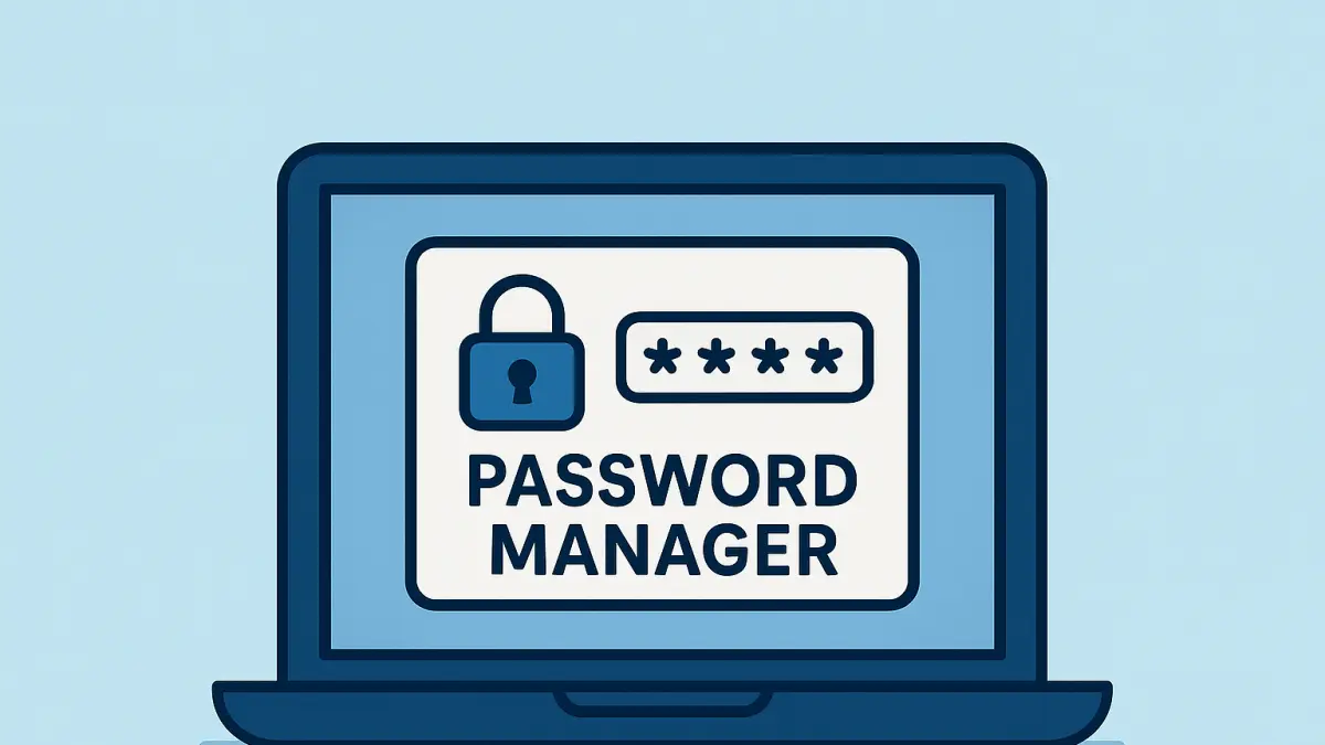 Kelola password lebih aman dengan password manager.