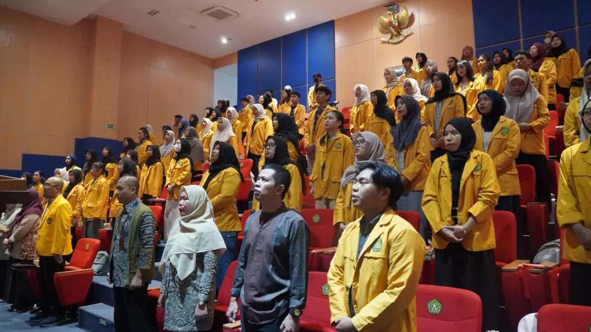 Tampak mahasiswa Unmul hadir antusias mengenal lebih dekat program JKN.