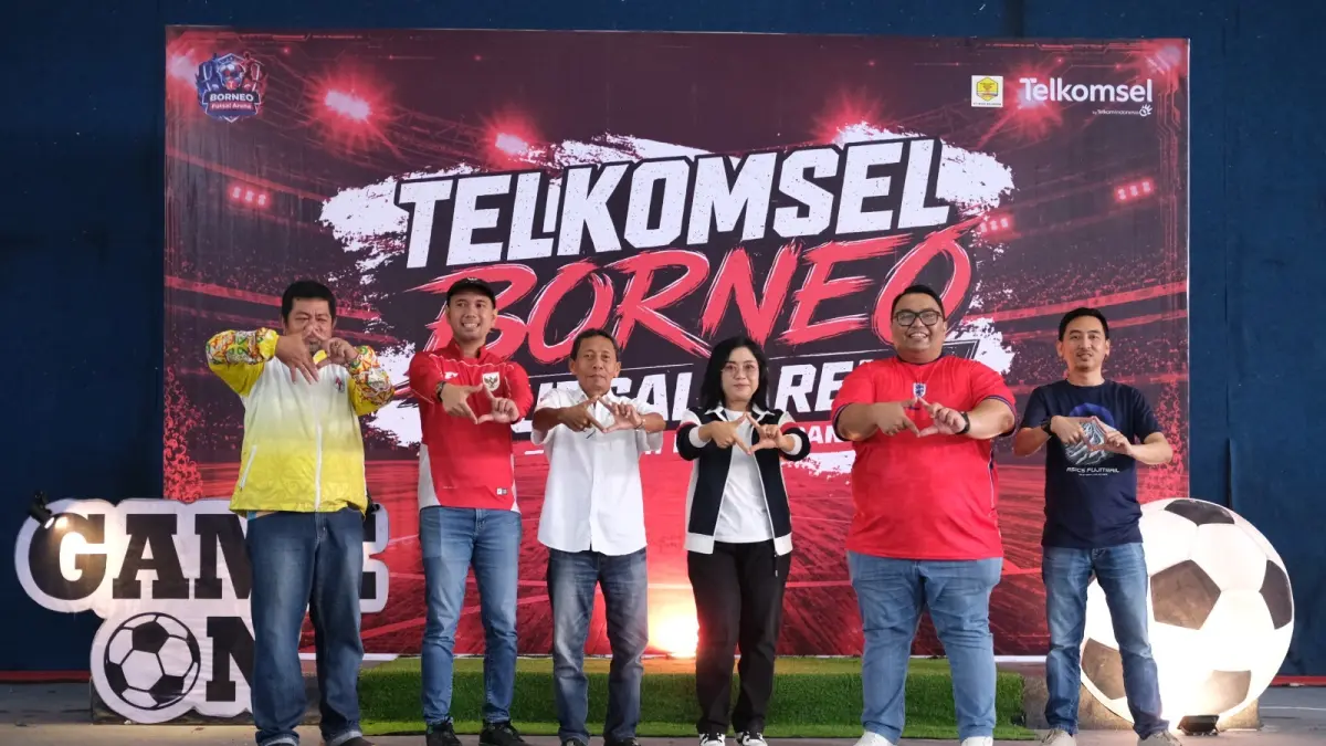 WADAH UJI TALENTA: Telkomsel Borneo Futsal Arena 2026 menjadi momentum bagi Telkomsel untuk semakin dekat dengan komunitas pelajar dan pecinta olahraga di Kalimantan.