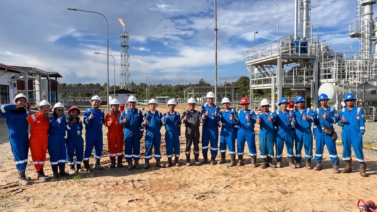 DUKUNG KETAHANAN ENERGI: Gas yang diproduksi&nbsp; dari Lapangan Karamba akan disalurkan untuk memenuhi kebutuhan energi Kilang Unit V Balikpapan melalui kerja sama pemanfaatan infrastruktur dengan PHKT. 