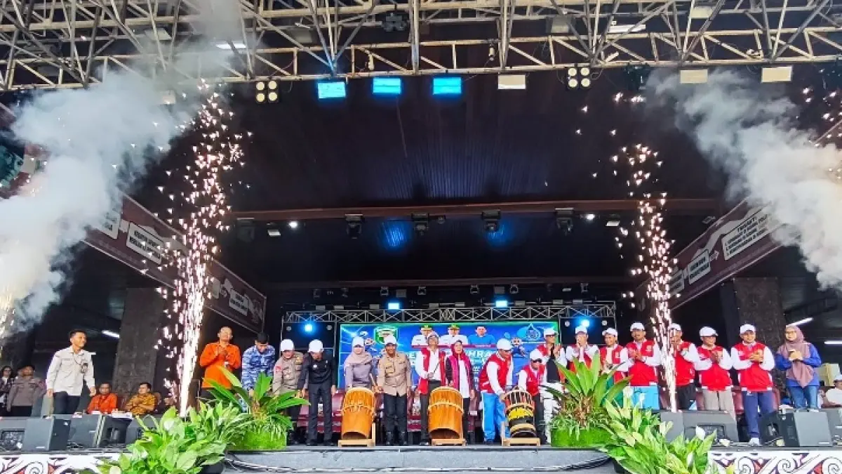 Pembukaan PORDA VII PERPAMSI di Kutai Barat.&nbsp;