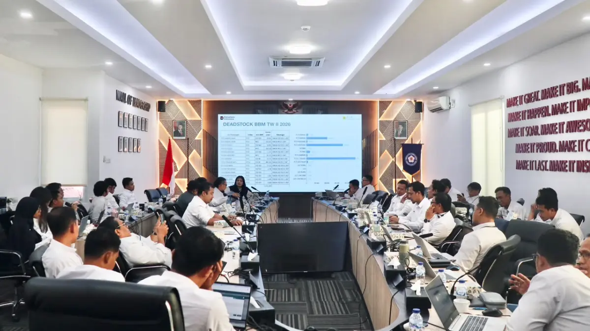 RAKER: Suasana PLN UBP Mahakam saat menggelar raker untuk menjaga keandalan operasi pembangkit demi mendukung kinerja terbaik PLN sebagai perusahaan energi berkelas dunia.
