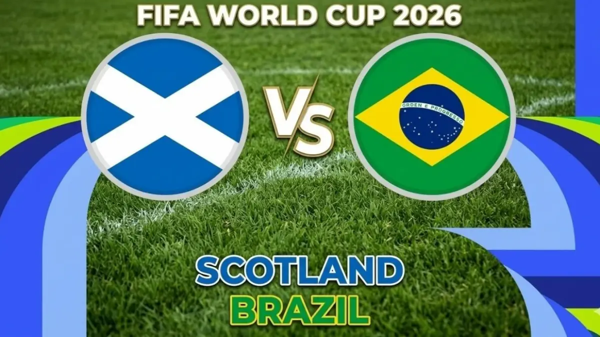 Ilustrasi. Skotlandia vs Brasil.