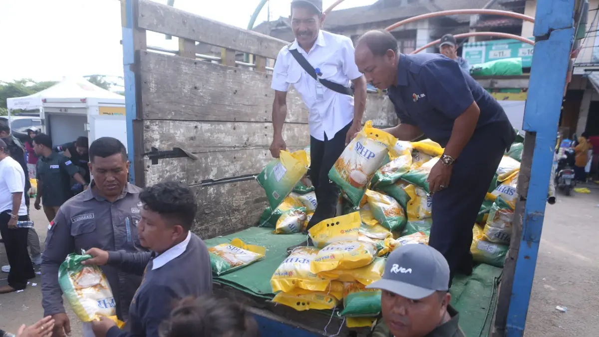 PASOKAN: Penguatan pasokan didorong melalui optimalisasi distribusi komoditas pangan strategis.