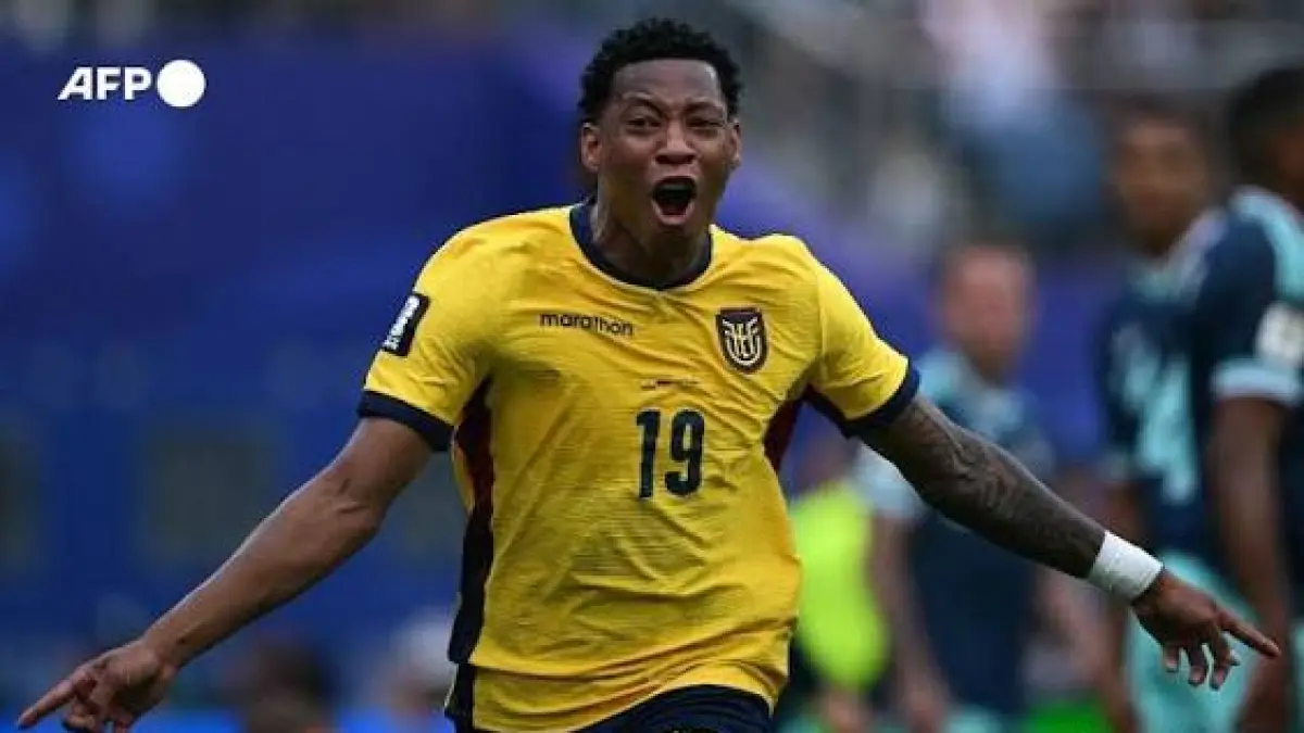 Ekuador bangkit dan kalahkan Jerman dengan skor 2-1. (Foto: Mauro Pimentel/AFP)