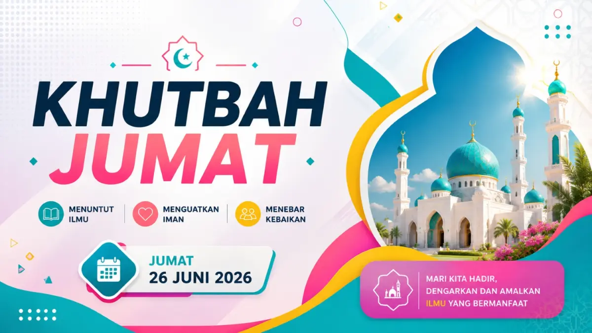 Naskah khutbah Jumat hari ini tentang muhasabah Tahun Baru Hijriah. (AI ChatGPT) 