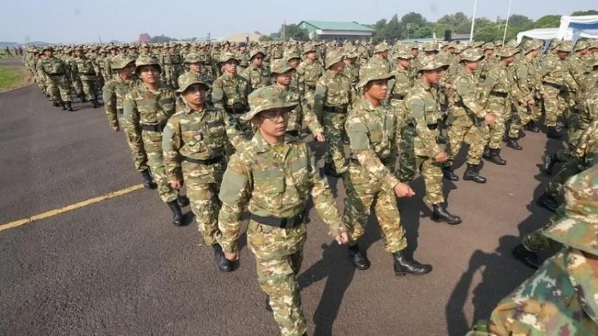 Peserta Latsarmil SPPI Koperasi Desa/Kelurahan Merah Putih. (Instagram/@kemhanri)