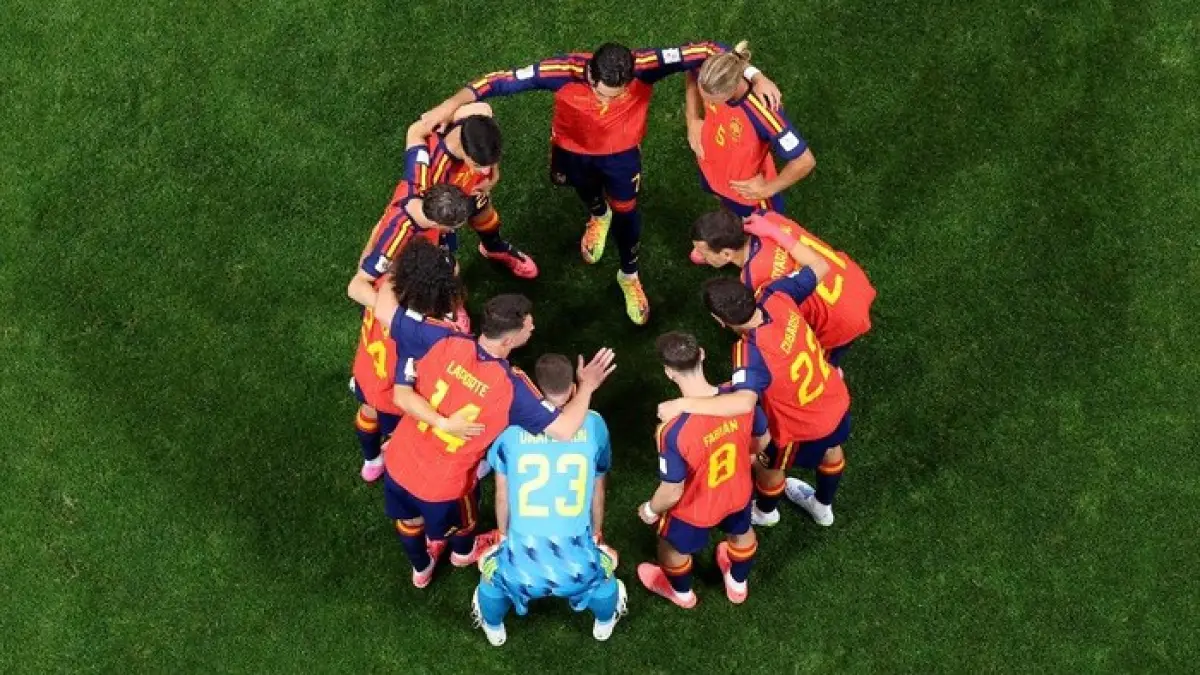 Duel sengit Grup H Piala Dunia 2026 antara Uruguay vs Spanyol. (AFP)