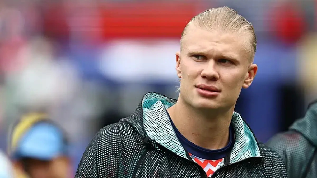 Erling Haaland. (FRANCK FIFE/AFP via Getty Images)