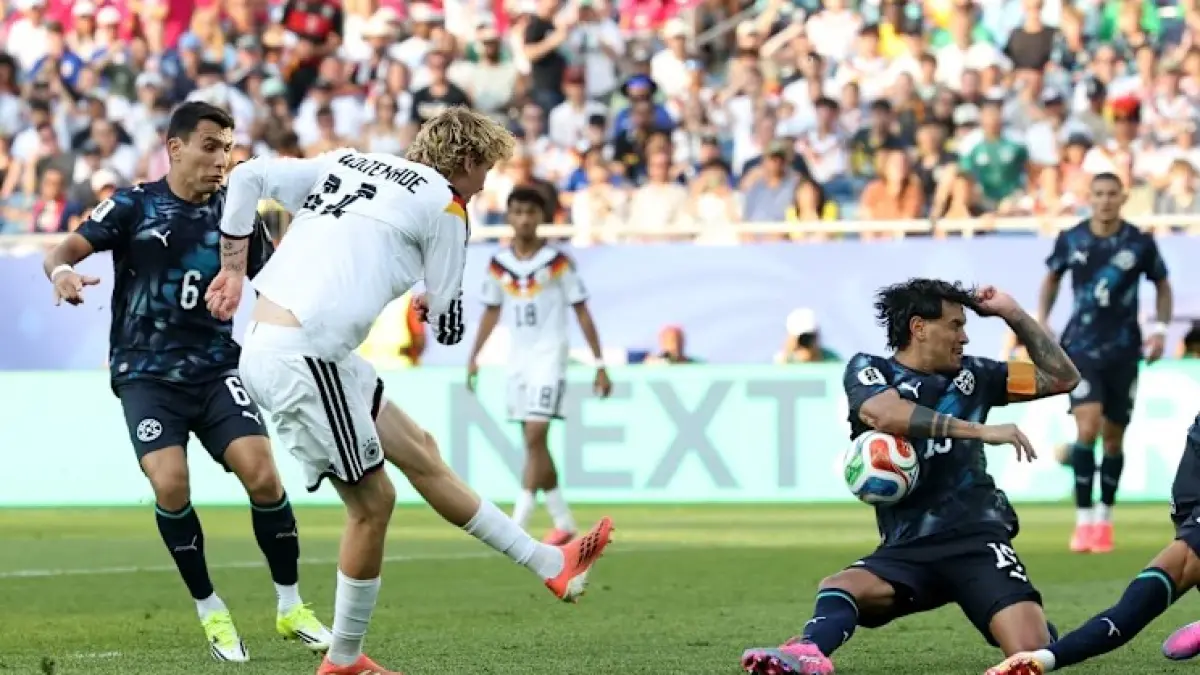 Dramatis: Jerman tersingkir lewat adu penalti di Piala Dunia 2026, Selasa, 30 Juni 2026. (Nick Woltemade shoots.Getty Images)