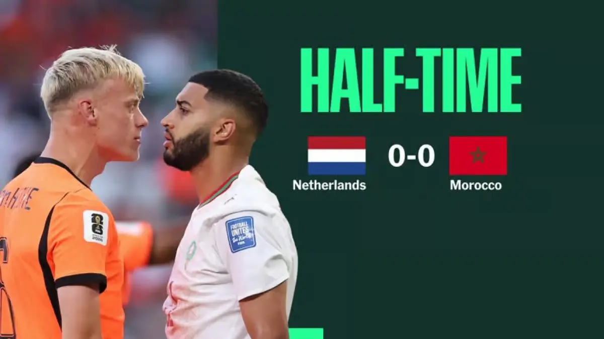 Hasil Belanda vs Maroko babak pertama masih sama kuat, Selasa, 30 Juni 2026. (nytimes.com)