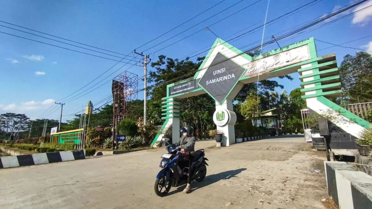 Kampus Universitas Islam Negeri Sultan Aji Muhammad Idris (UINSI) Samarinda. Pihak kampus mencatat hanya sekitar 45 hingga 50 persen calon mahasiswa lolos seleksi yang melanjutkan ke tahap daftar ulang. (DOK KALTIM POST)