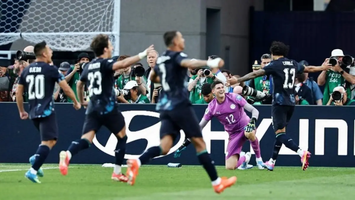 Paraguay berhasil lolos ke 16 besar Piala Dunia 2026. (Reuters/Winslow Townson)
