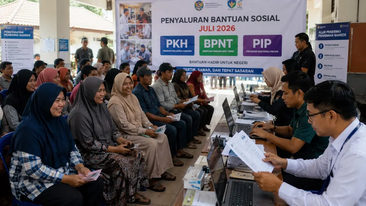 Pemerintah kembali menyalurkan bansos tahap 3 mulai Juli 2026.