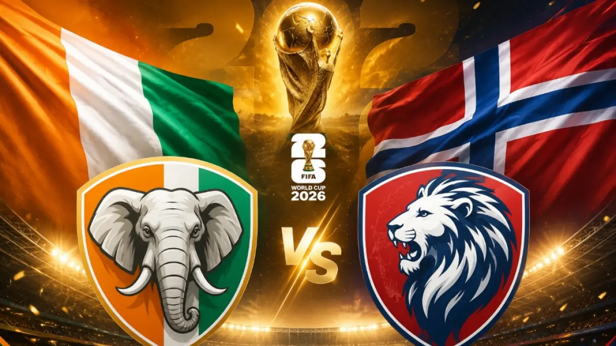 Prediksi Pantai Gading vs Norwegia hari ini, Rabu 1 Juli 2026. (AI ChatGPT)