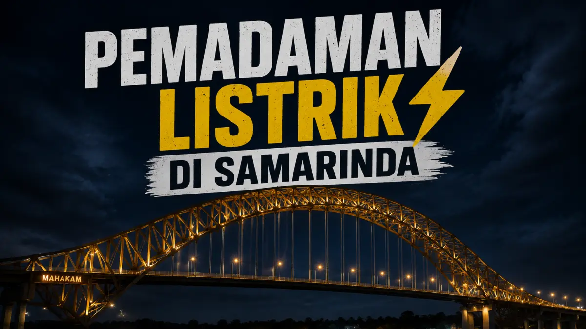 Sejumlah wilayah di Samarinda diestimasi mengalami pemadaman listrik hingga tengah malam, Selasa, 30 Juni 2026. (AI ChatGPT)