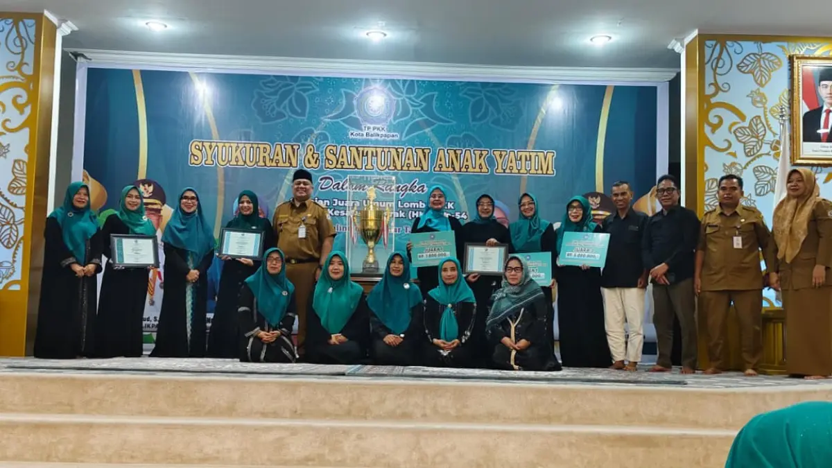 &nbsp;TP PKK Kecamatan Balikpapan Selatan menerima apresiasi luar biasa dari Ketua TP PKK Kota Balikpapan pada saat kegiatan Syukuran dan Santunan Anak Yatim dalam rangka meraih juara umum.