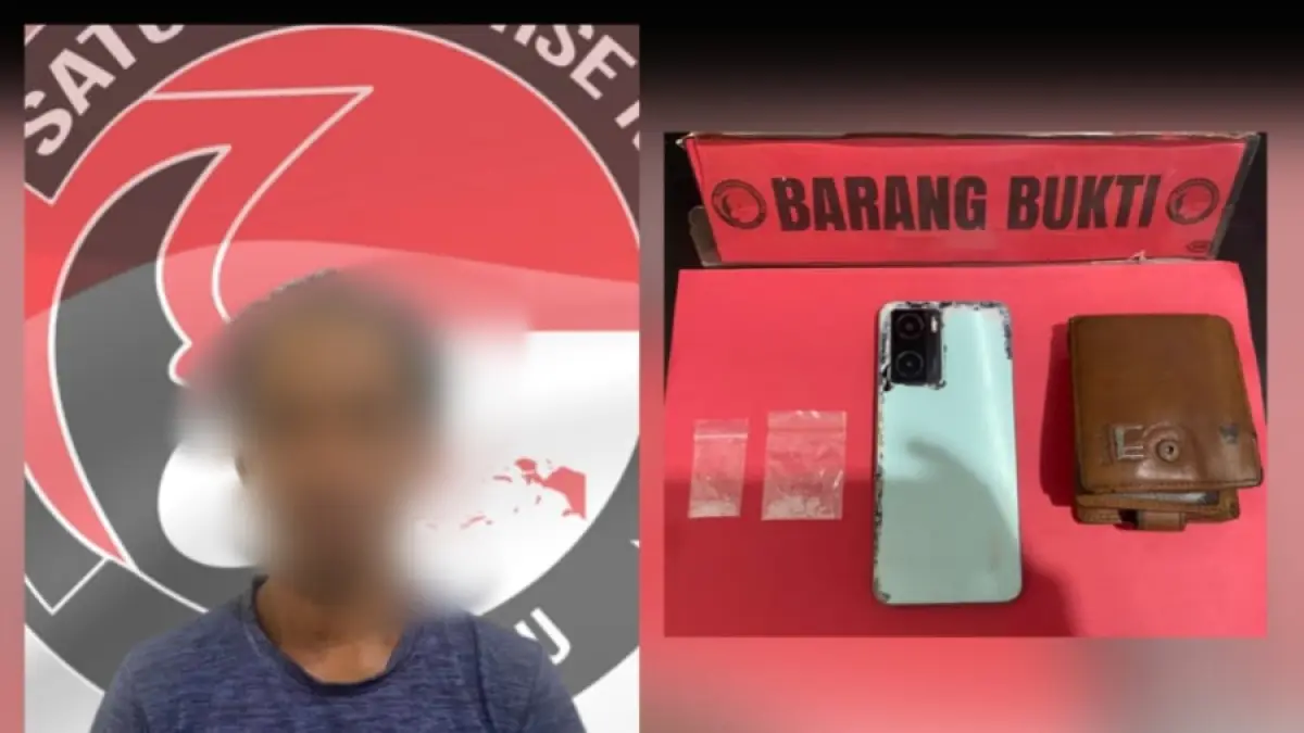 DICIDUK: Tersangka dan barang bukti yang diamankan personel Polres PPU.(humas polres ppu)