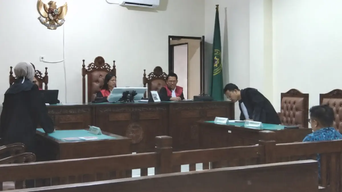 REPLIK JAKSA: Sidang kasus dugaan penipuan dan penggelapan bisnis solar dengan terdakwa Handy Aliasnyah di PN Balikpapan.