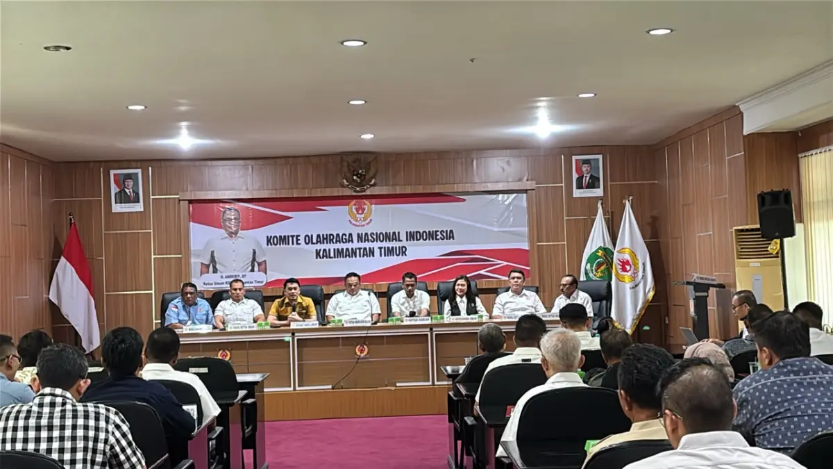 AGENDA PERDANA: Kepengurusan KONI Kaltim &nbsp; menggelar Rapat Pleno, Rabu (1/7/2026).&nbsp;