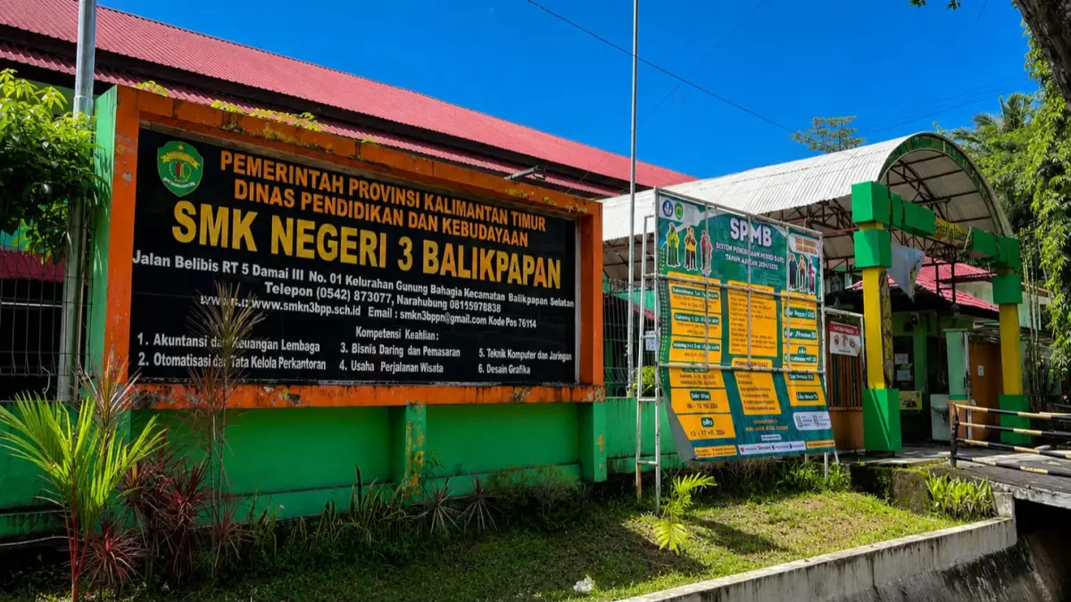 SELEKSI: Hasil seleksi SPMB 2026 di SMK Negeri 3 Balikpapan dijadwalkan diumumkan pada 4 Juli 2026. (NURON/KP)