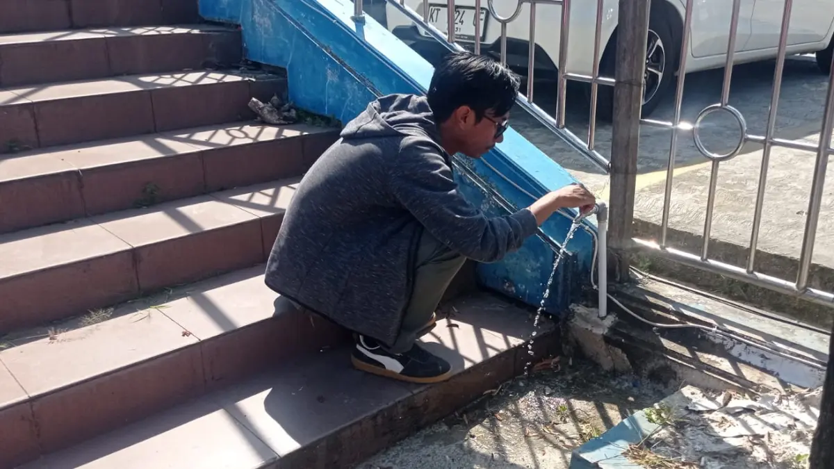 TERDAMPAK: Gangguan pemadaman listrik oleh PLN berimbas kepada distribusi air bersih milik Perumda Tirta Taman. (ADIEL KUNDHARA/KP)