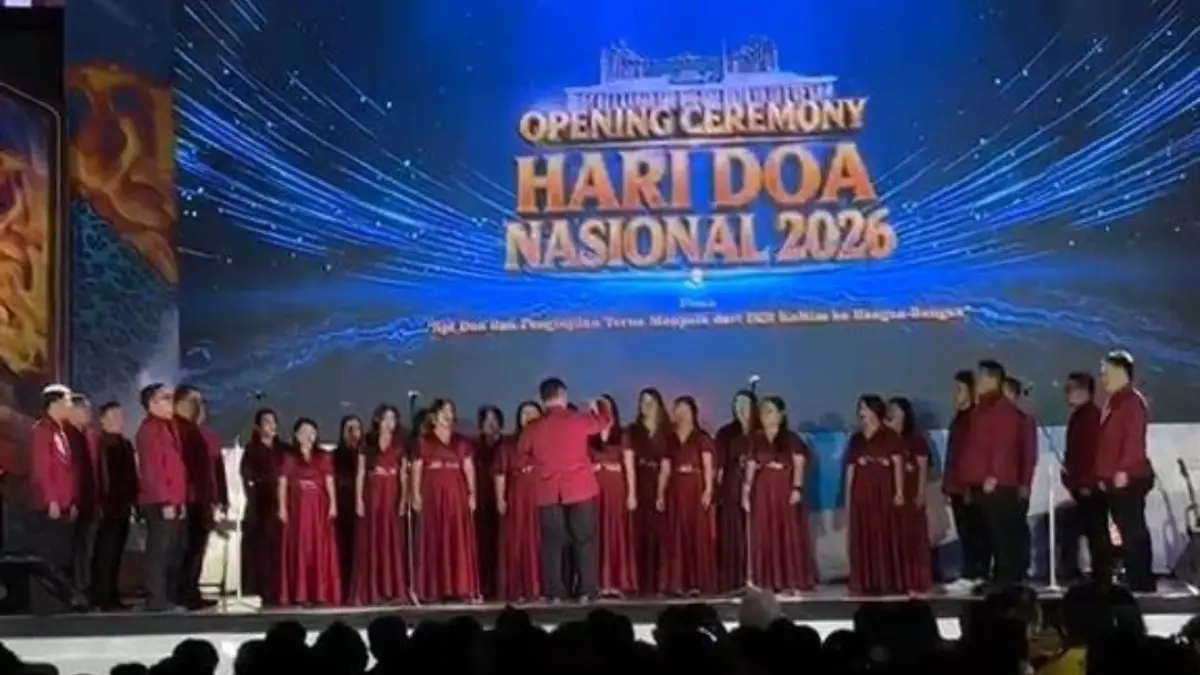 HARI DOA: Hari Doa Nasional (HDN) 2026 berlangsung di Dome Balikpapan, mengajak seluruh anak bangsa bersatu mendoakan Indonesia, pemerintah, serta pembangunan IKN.
