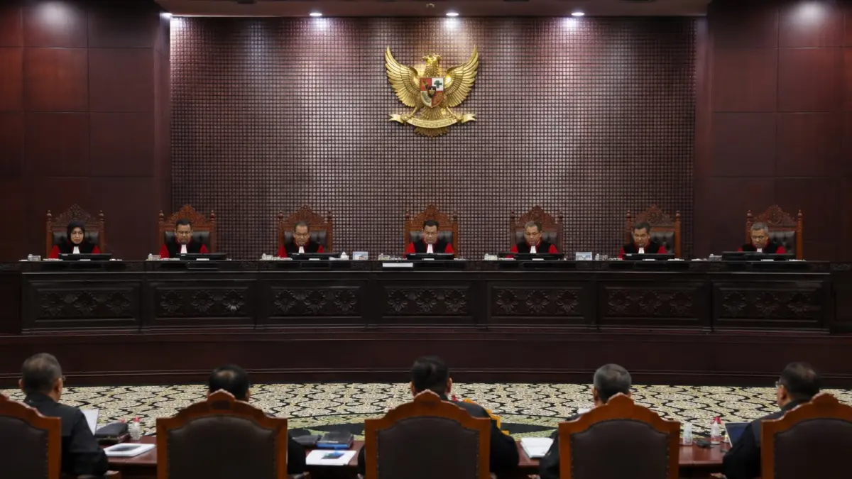 Ilustrasi putusan MK.