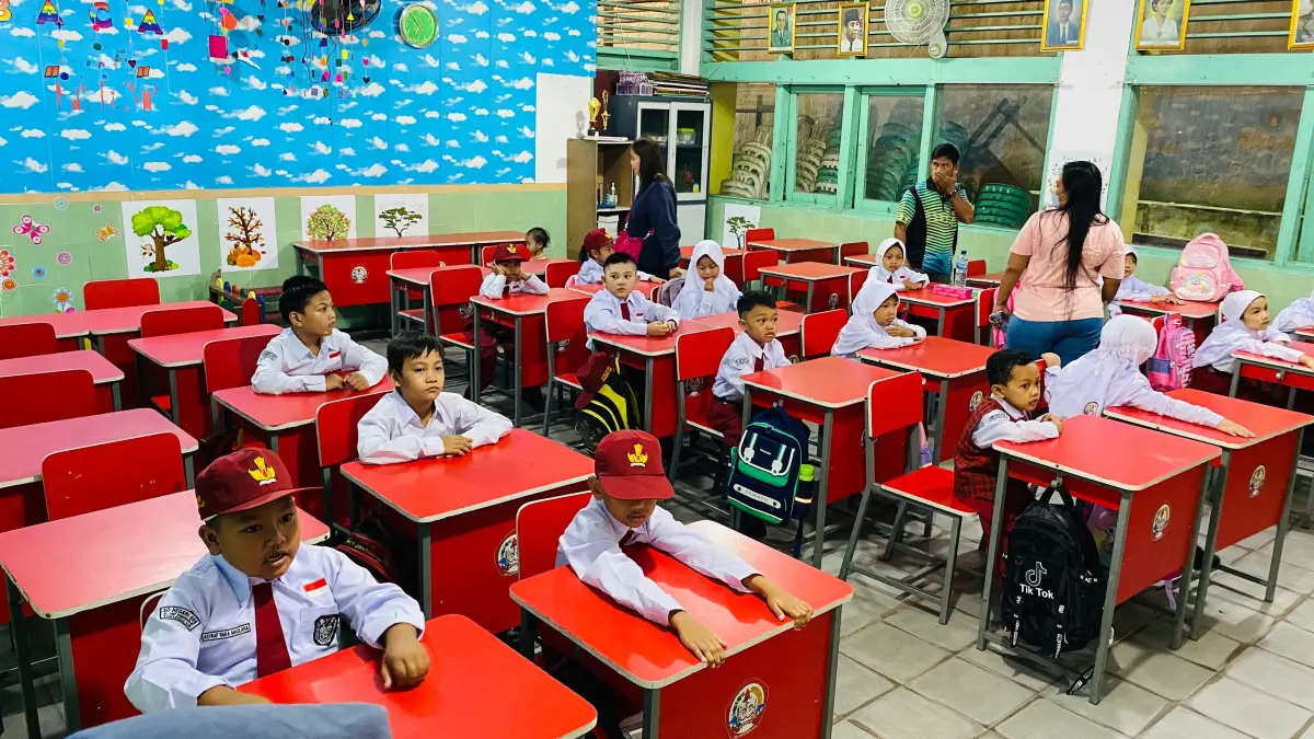 JANGAN MEMAKSA: Perkembangan dan kesiapan anak menjadi faktor yang jauh lebih menentukan untuk masuk SD dibanding sekadar usia ataupun kemampuan membaca, menulis, dan berhitung. RAMA/KP