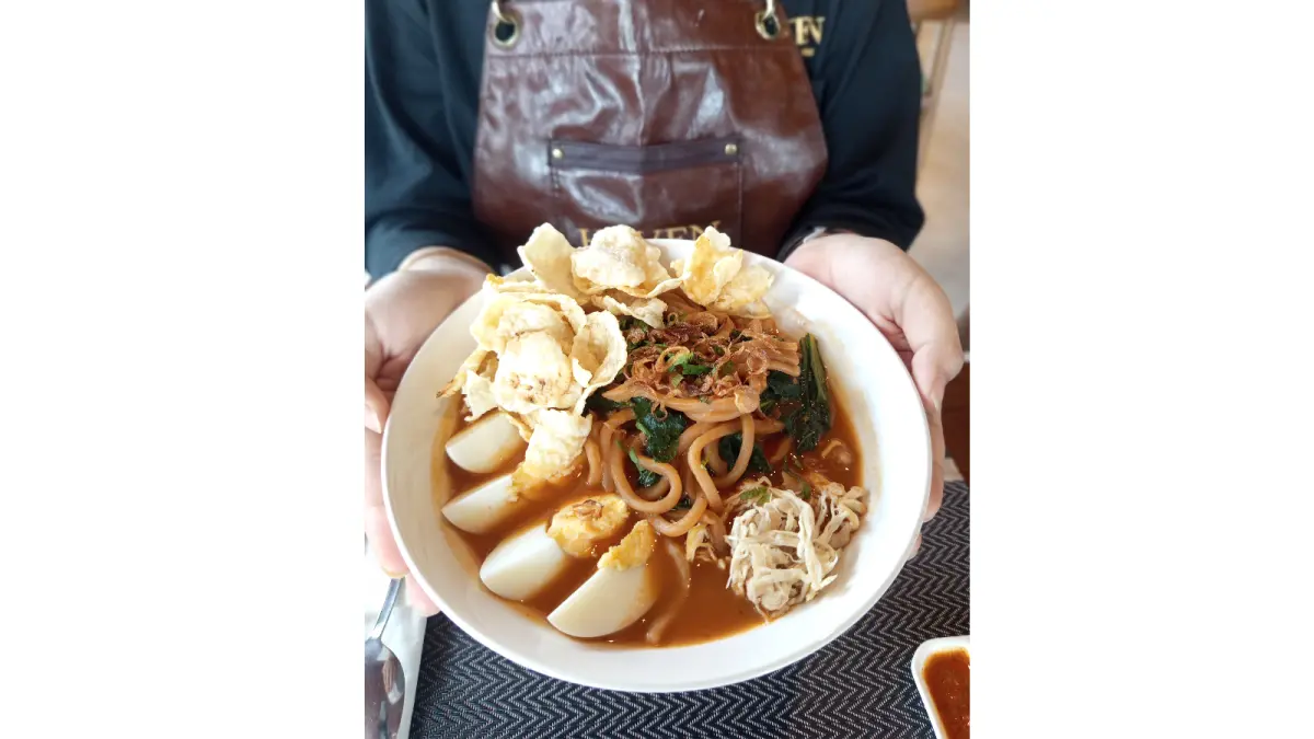 Menu andalan baru restoran HAVEN Coffee Eatery Music, Mie Bancir khas Banjar. (IST)