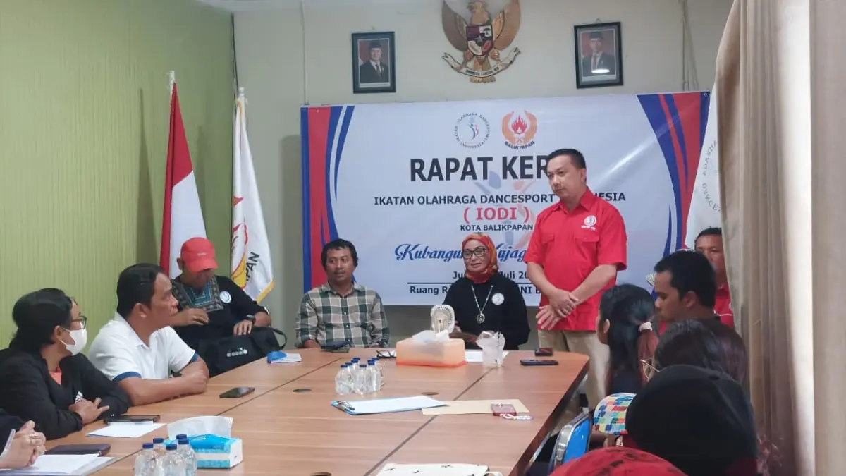 ANGGARAN : Wakil Bendahara Pengprov IODI Kaltim Ronnie Ngo saat menghadiri Rakerkot IODI Balikpapan. (OKTAVIA MEGARIA / KP)