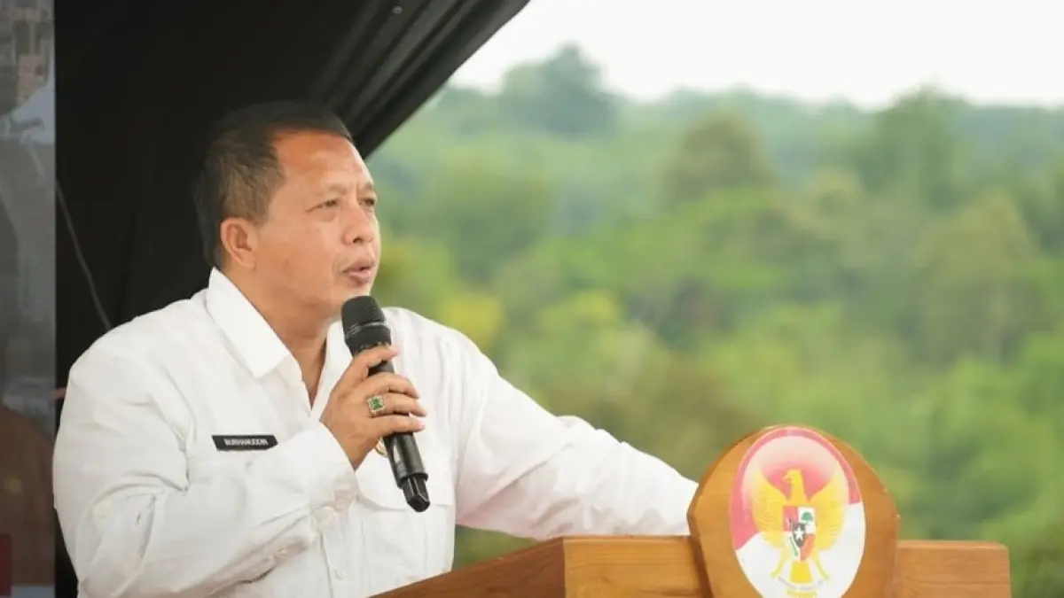 Camat Samboja Barat, Burhanuddin. (IST)