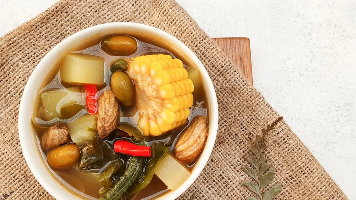 Ilustrasi sayur asem.