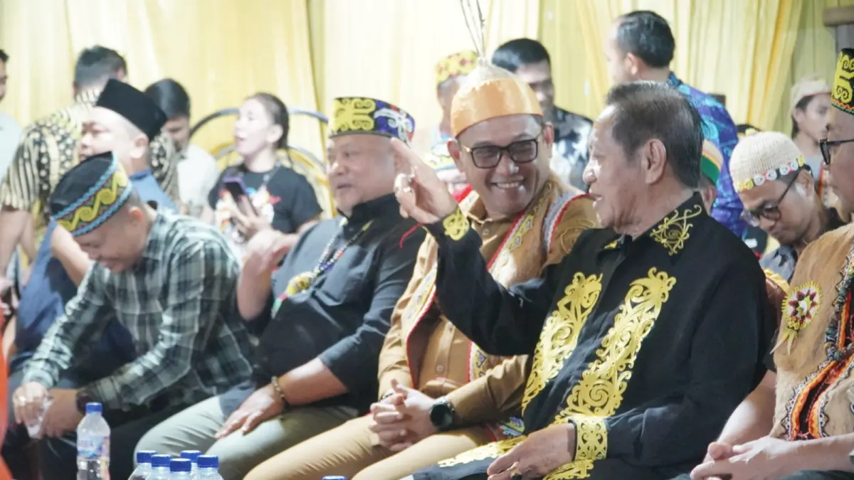 BUDAYA: Gamalis dan Seno Aji menghadiri Festival Budaya Bekudung Betiung. Adat dan budaya harus dijaga dan dilestarikan, sekaligus menopang pariwisata. 