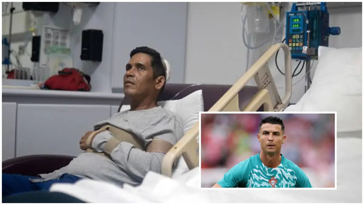 Cristiano Ronaldo mengirim jersey bertanda tangan kepada Hernan Gil, penyintas gempa Venezuela yang selamat setelah delapan hari terjebak reruntuhan dan sempat meneriakkan selebrasi khas “Siuuu”.