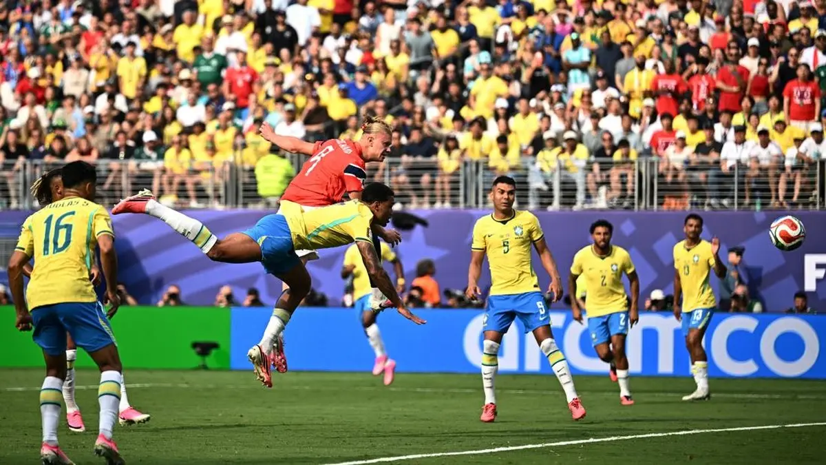 Haaland berhasil mencetak 2 gol,Norwegia lolos masuk ke perempat final. (Reuters)