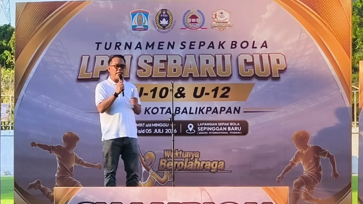 HARAPAN: Ketua LPM Sepinggan Baru Wahyullah Bandung juga berkomitmen untuk memberikan wadah kepada masyarakat Balikpapan dengan makin masifnya event olahraga yang akan dilaksanakannya. (LUPUS/KP)