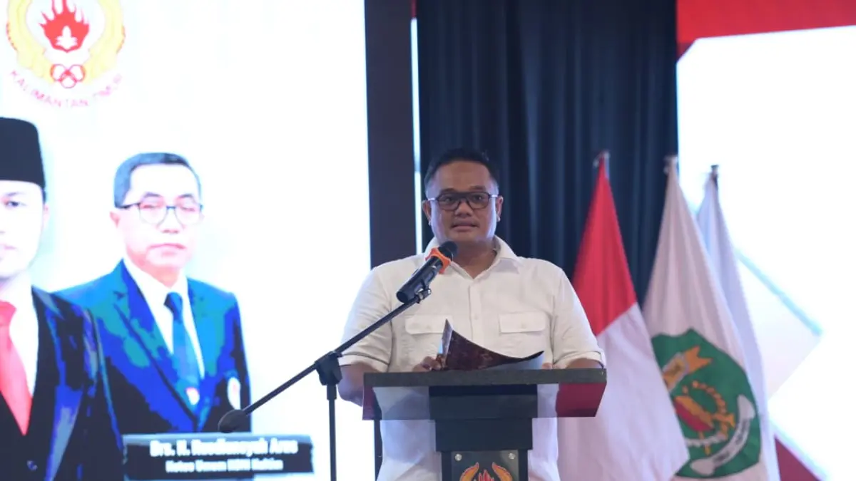 Ketua KONI Kaltim, Anderiy Syachrum. (DONI ADITYA/KALTIM POST)