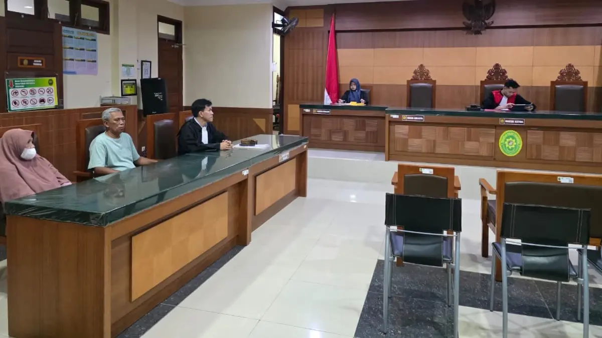 Sidang praperadilan di PN Kukar.