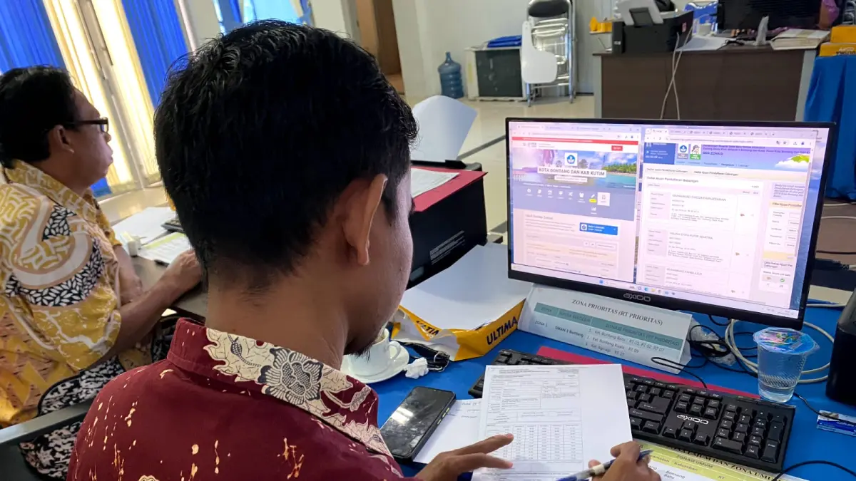 DISETUJUI: Pengajuan ke Cabdin Disdikbud Kaltim untuk menambah waktu pendaftar di SMK 2 mulai terisisi hari ini. 