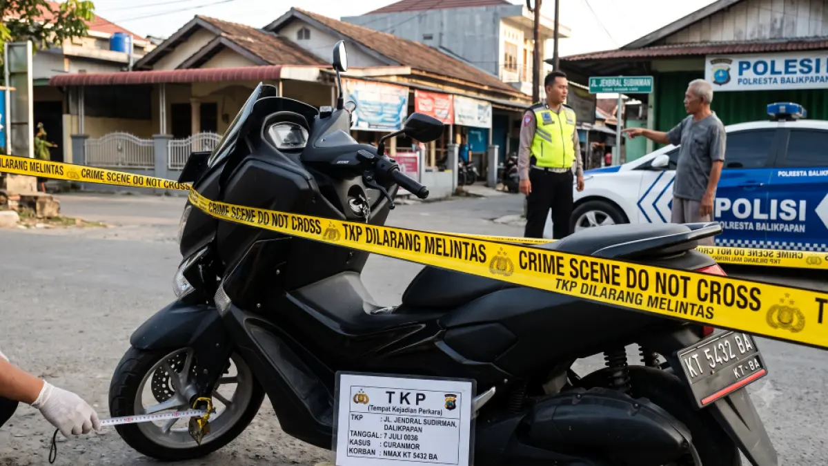 Menyusul maraknya aksi pencurian yang terekam CCTV, masyarakat diminta memperketat pengawasan lingkungan dan selalu menggunakan kunci ganda saat memarkir kendaraan di teras rumah. (Ilustrasi foto)