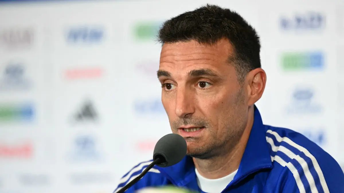 Pelatih Argentina Lionel Scaloni. (Foto: AFP)