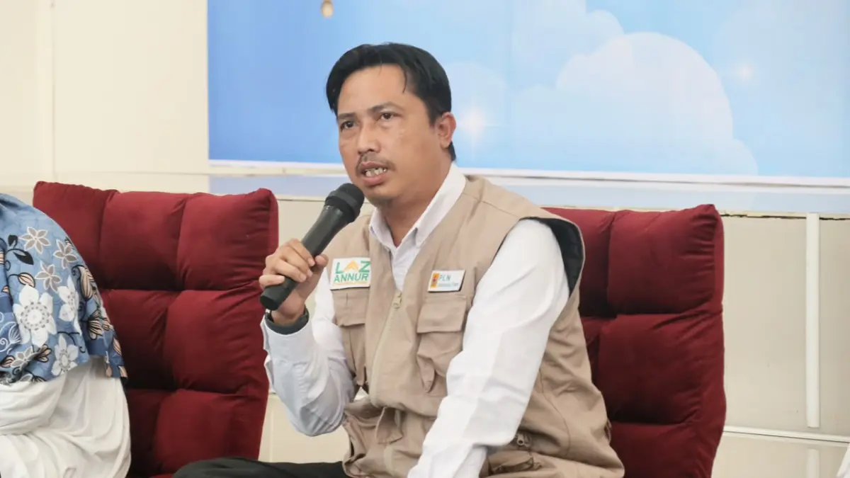 SAMBUTAN: Manager PLN Indonesia Power UBP Mahakam, Syafi