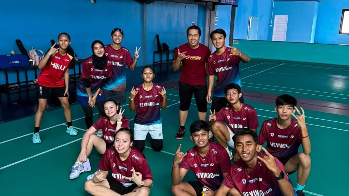 BERSIAP: PB Hevindo bertekad tampil maksimal di Sirnas C Pupuk Kaltim Open 2026. (IST) &nbsp;