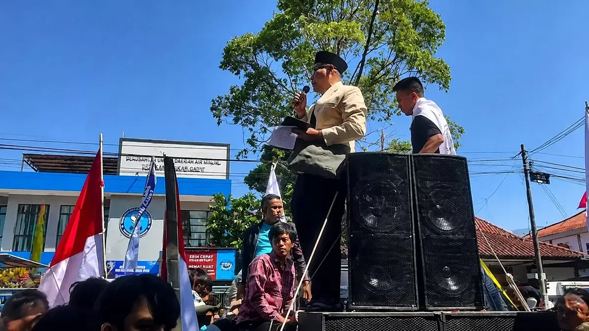 Demo dukung MBG.